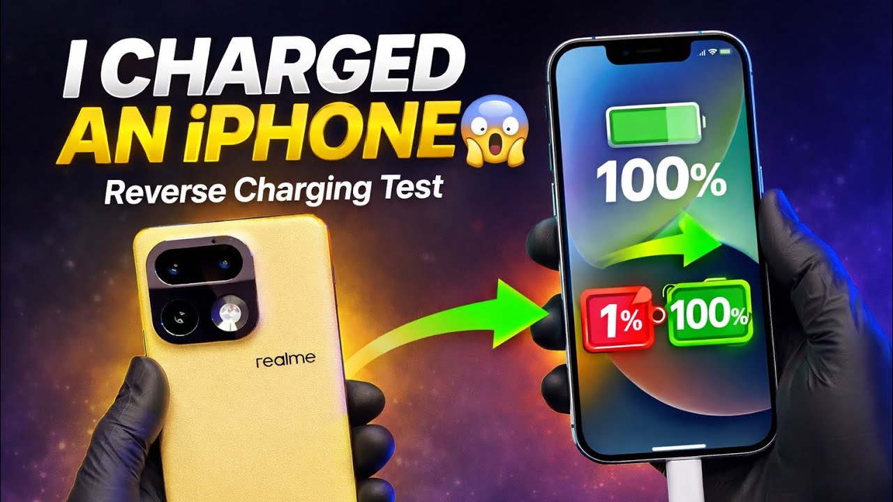 Realme 16 Pro+ Reverse Charging FULL TEST | Charged iPhone 14 from 1% to 100%