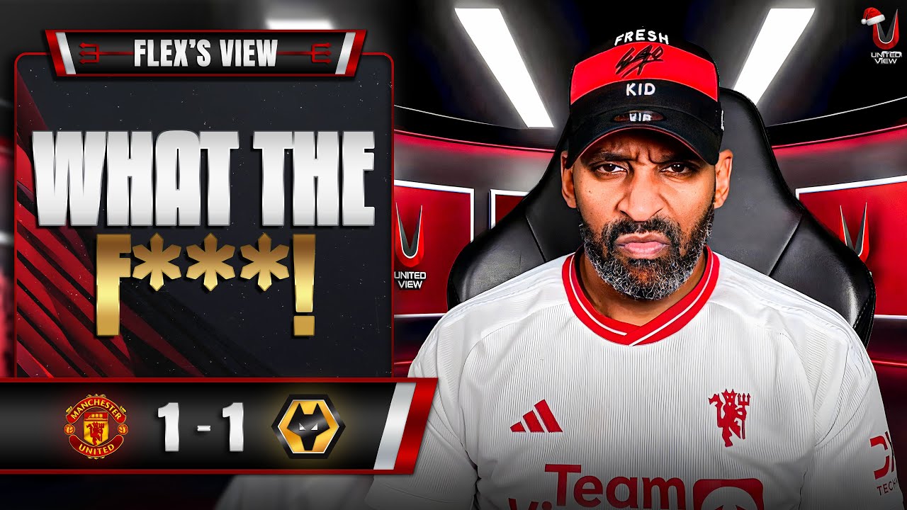 TOTAL DISGRACE...AMORIM GOT IT ALL WRONG🤬 | Man United 1-1 Wolves | Flex's View