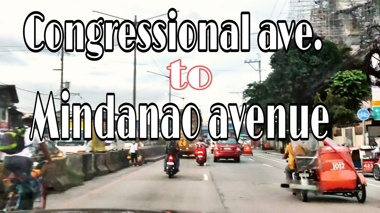Congressional ave. to Mindanao ave.drive tour and traffic update