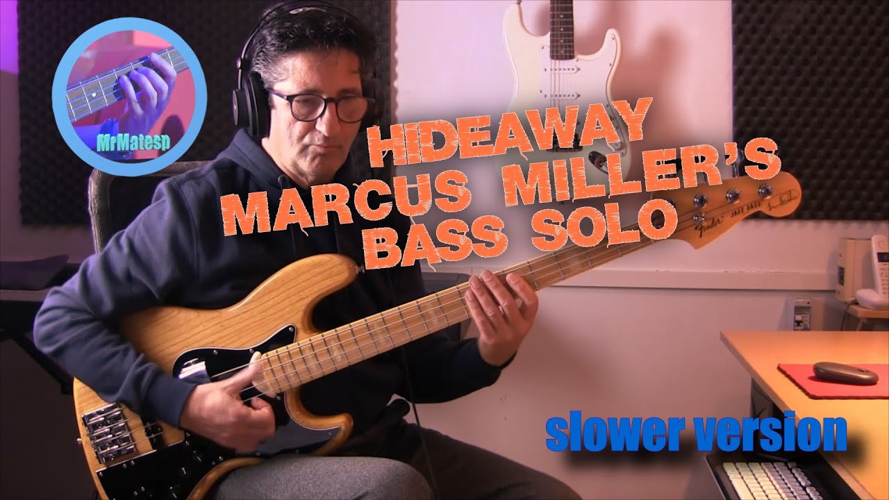 Hideaway - Marcus Miller bass cover #funkbass #marcusmiller #basstutorial