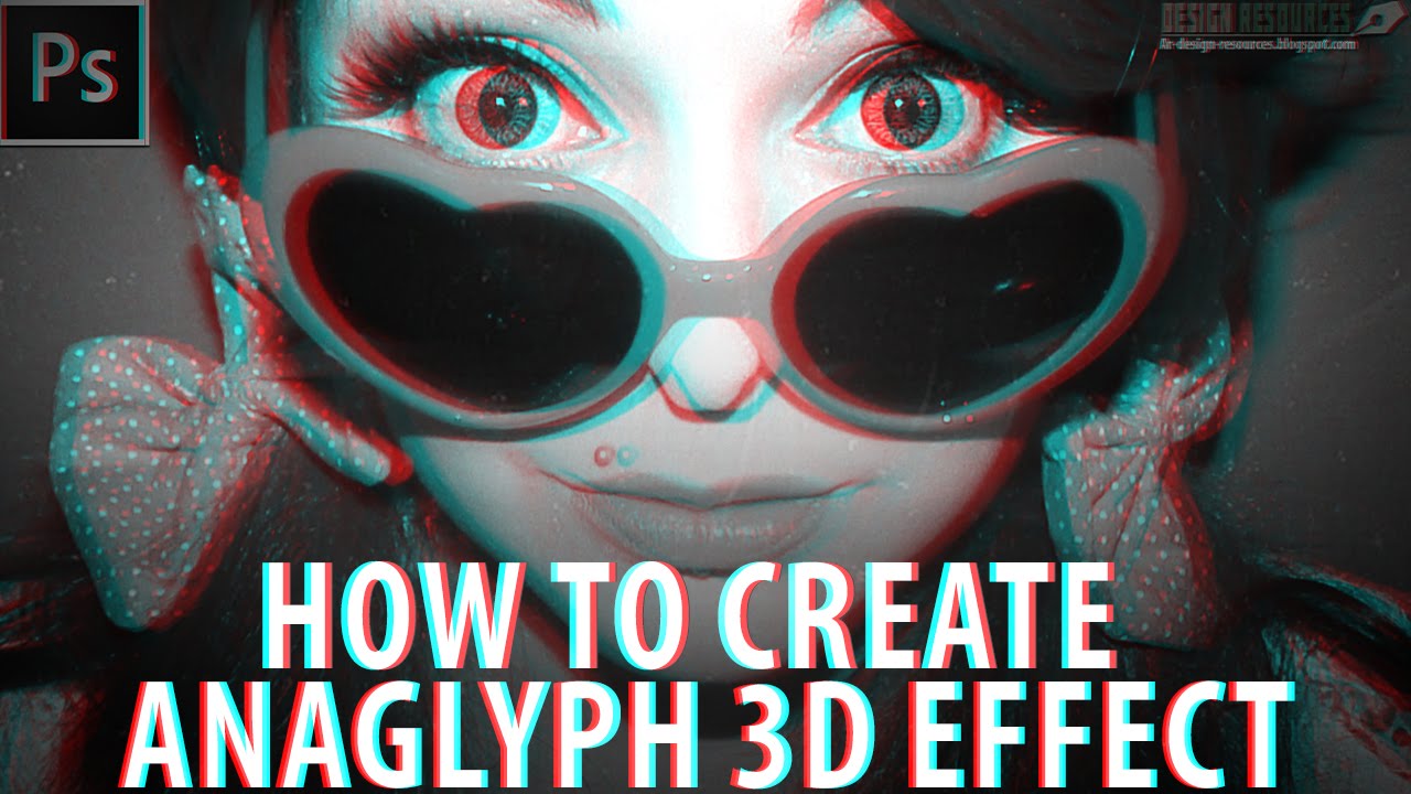 Как создать анаглифный 3D-эффект — урок по Photoshop