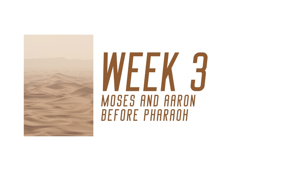 Exodus Week 3: Moses and Aaron before Pharoh