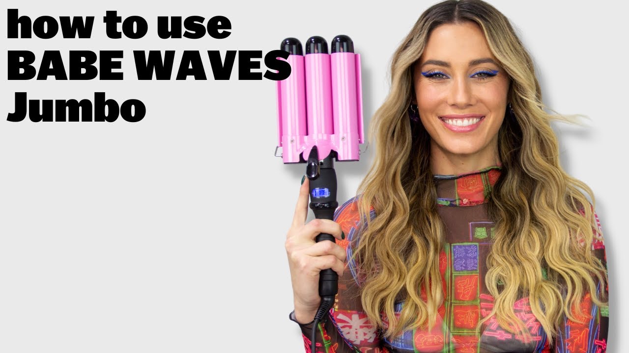 How To Create Mermaid Waves Using Babe Waves Jumbo Hair Waving Iron By Trademark Beauty