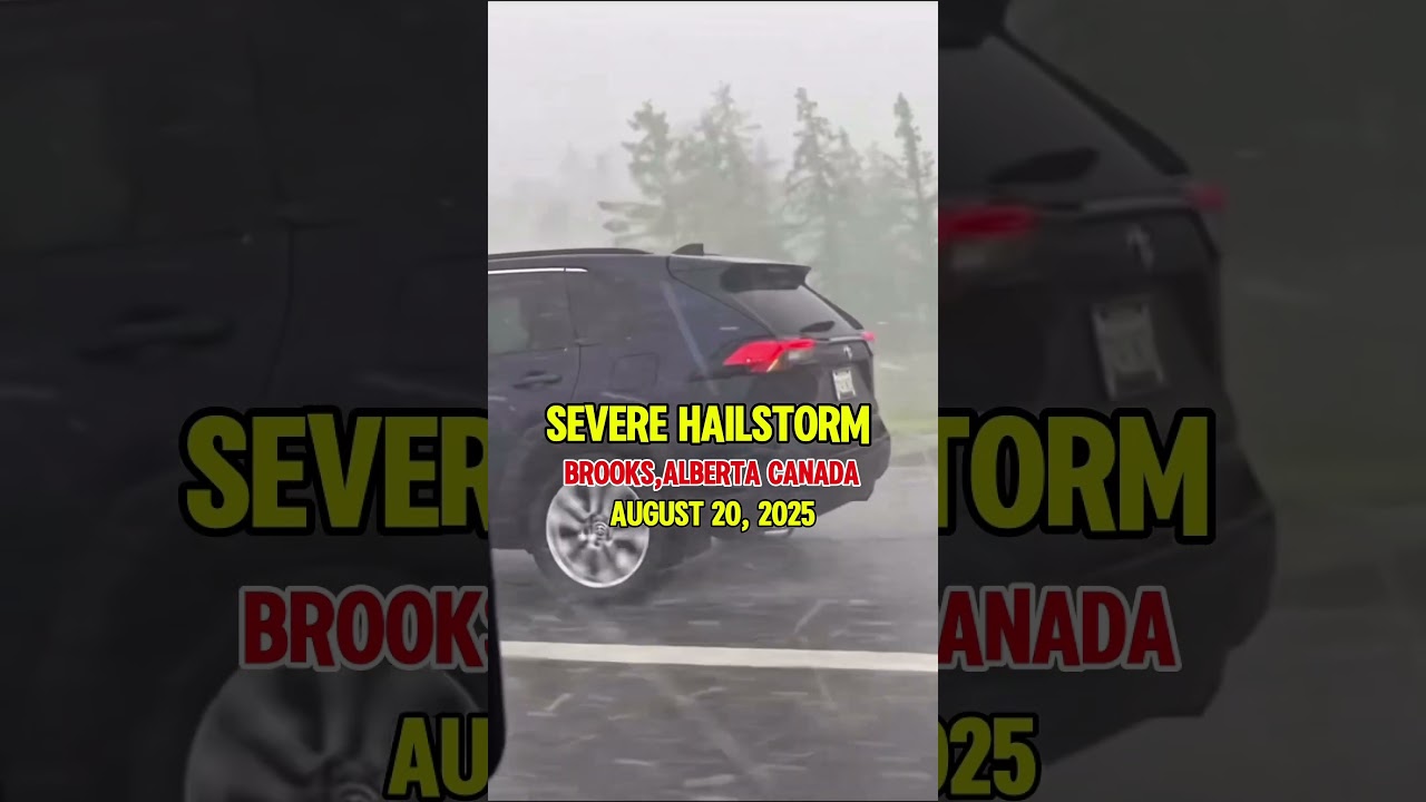 Hail Storm in Alberta Canada