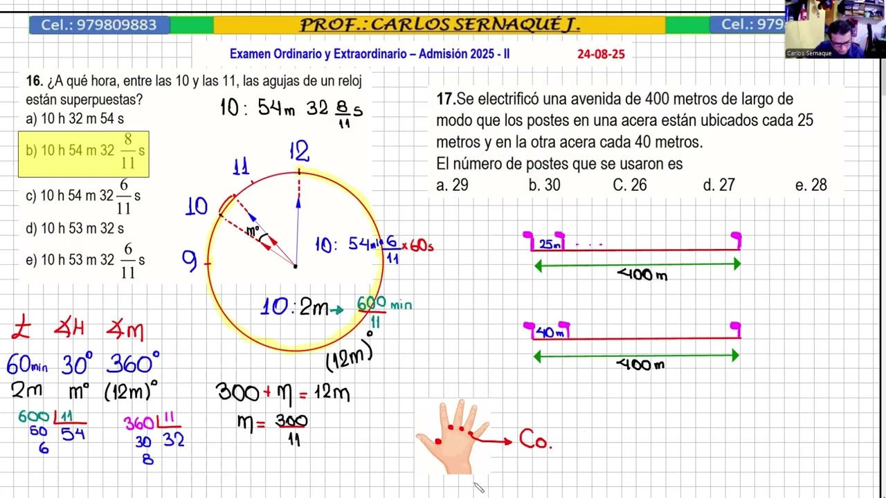 RESOLUCIÓN DE EXAMEN DE ADMISIÓN 2025 II Parte 01