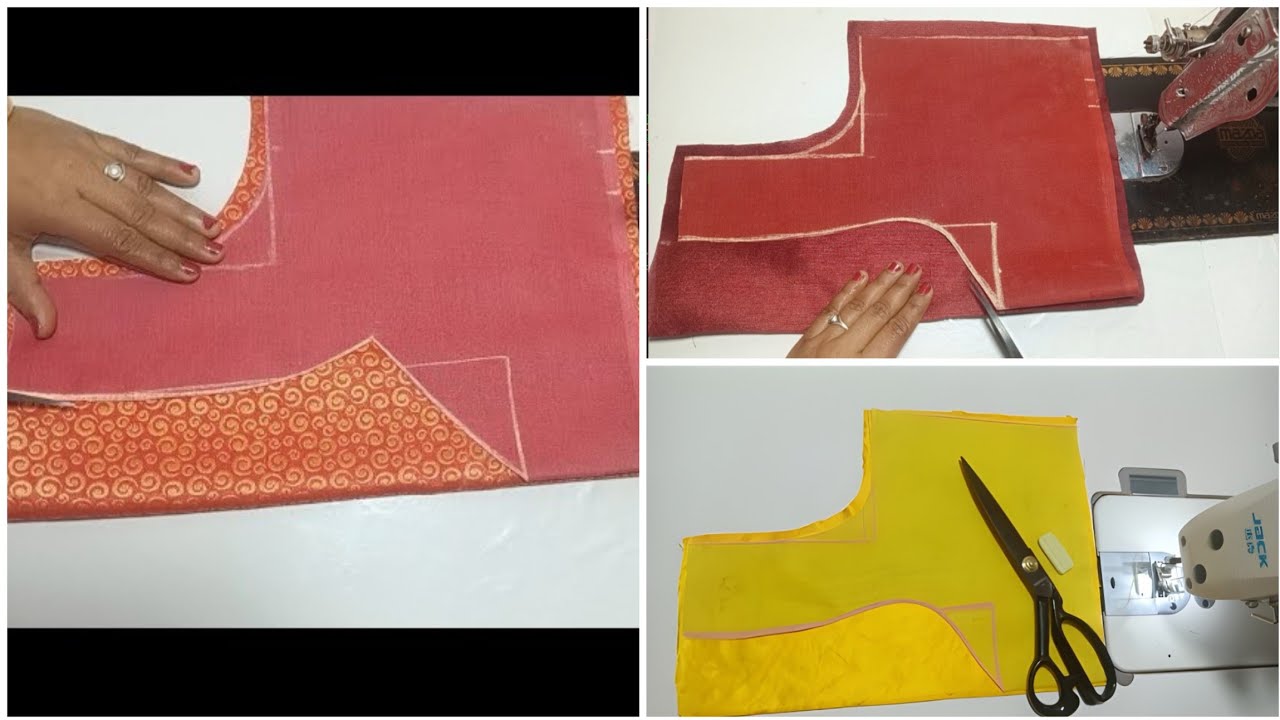 Top Back Neck Blouse Design Cutting And Stitching | Back Neck Blouse Design | Blouse Design 