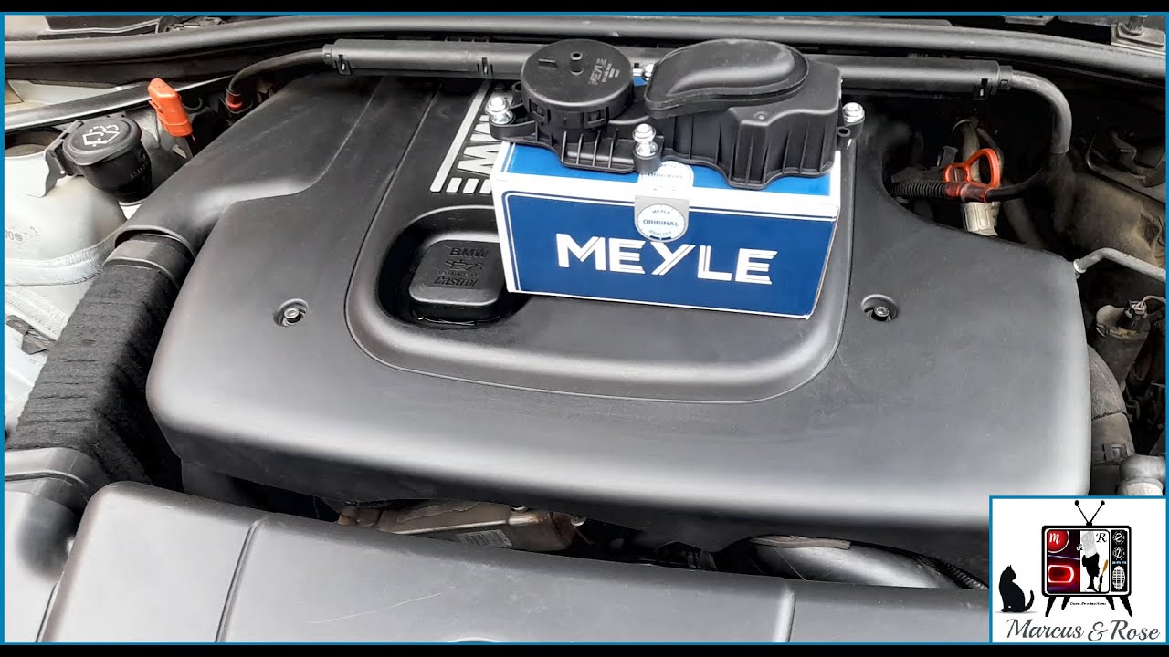 Como se cambia el decantador o filtro de purga de aire en un vehículo bmw e90
