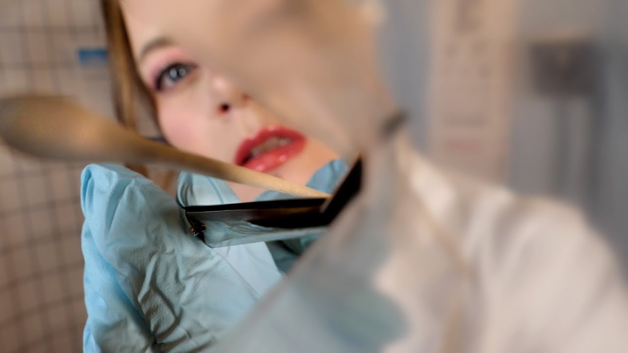 ASMR Hospital Eye Cleaning & Eye Exam | Spoolie, Crinkly Heat Packs, Vision Tests