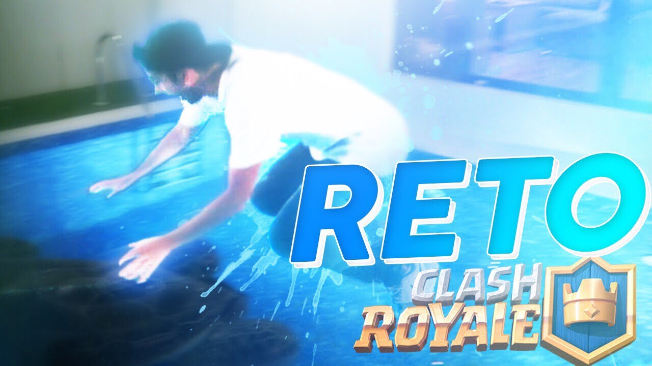 EL QUE PIERDA A LA PISCINA! | RETO CLASH ROYALE