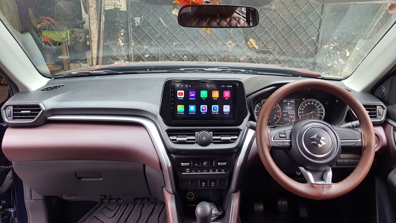 2024 new grand vitara without wiring cutting install Android infotainment system