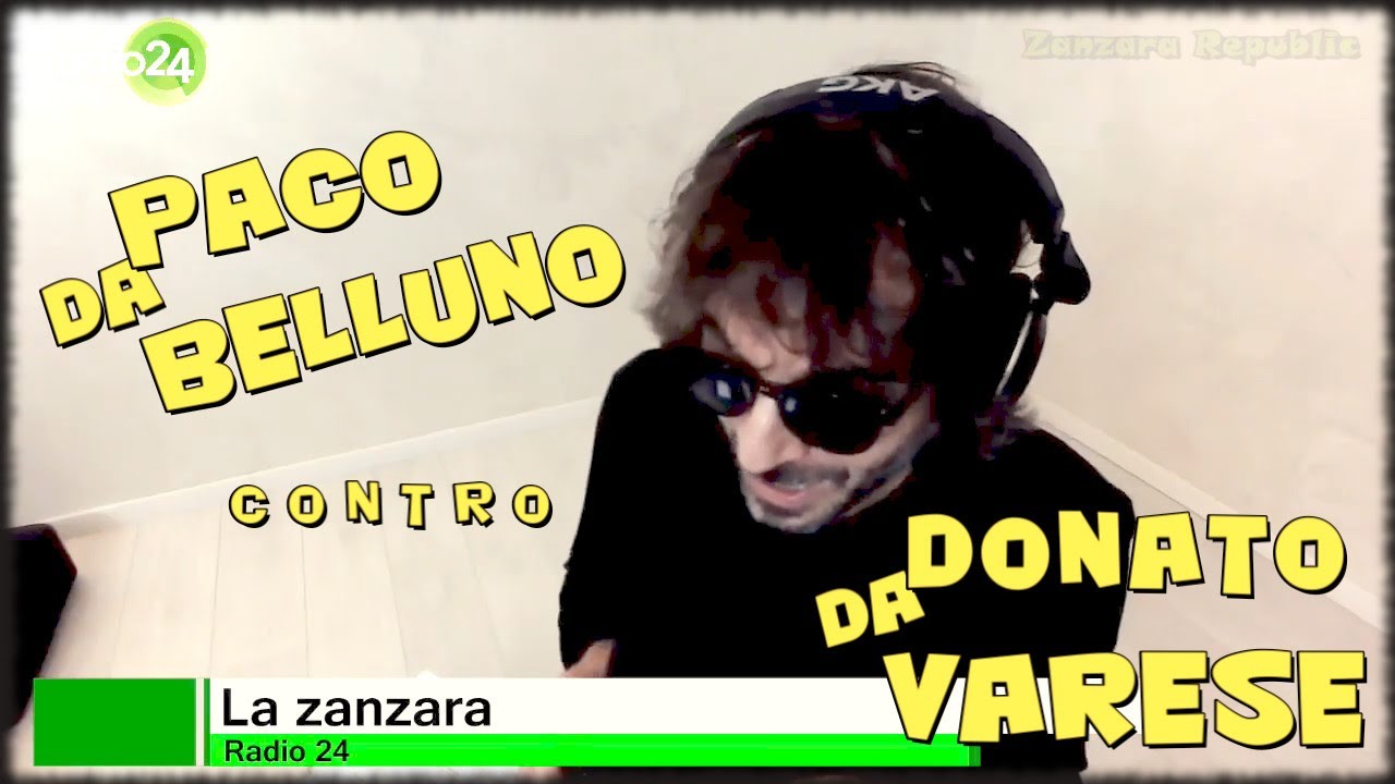 Paco da Belluno e Donato da Varese - La Zanzara 18.11.2020