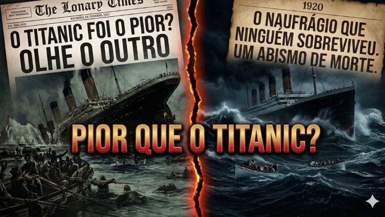 Pior que o Titanic? O Naufrágio Esquecido que Ninguém Sobreviveu (Reconstrução com IA)