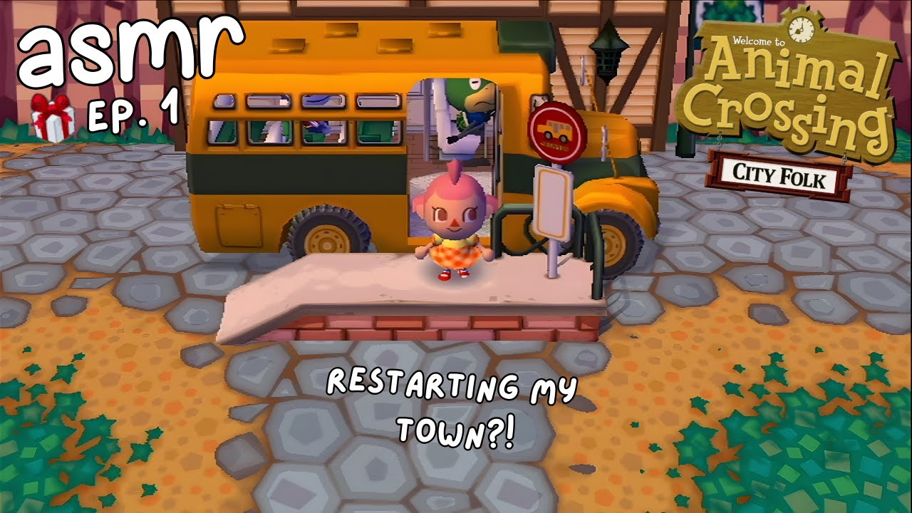 animal crossing city folk asmr 🌤️ (cozy whispering + tapping) ep. 1