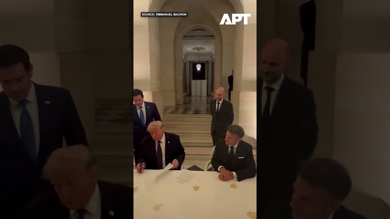 'This Was Not Easy': Trump Signs Iran Peace Memorandum at Versailles During G7 Summit | APT