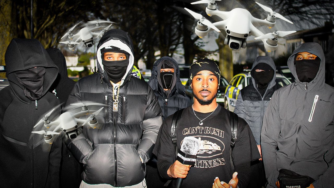 Drone Catches Police Hiding! Most Dangerous Hoods in Birmingham ft Stain Boyz