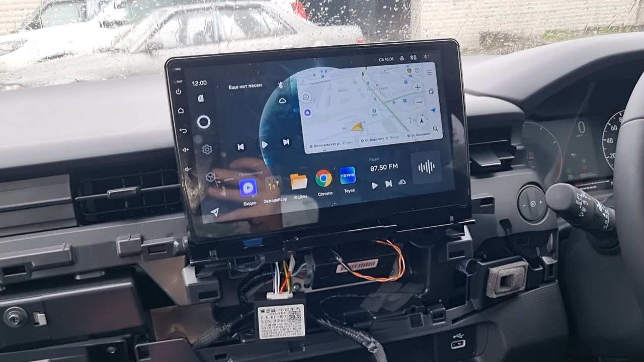 HONDA VEZEL 2025г. подключение магнитоллы ANDROID и CANBAS RAIZE+ штатная камера!