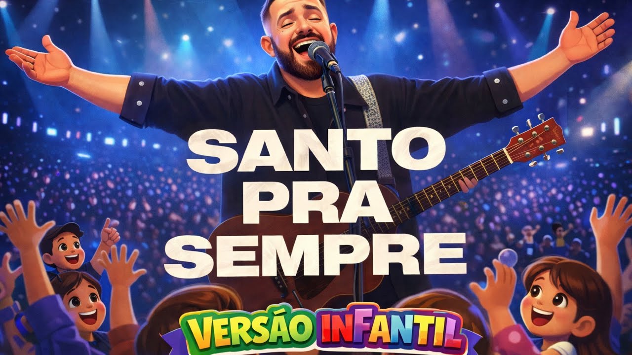 Versão Infantil Santo Pra Sempre  – Fernandinho pra cantar com coral infantil