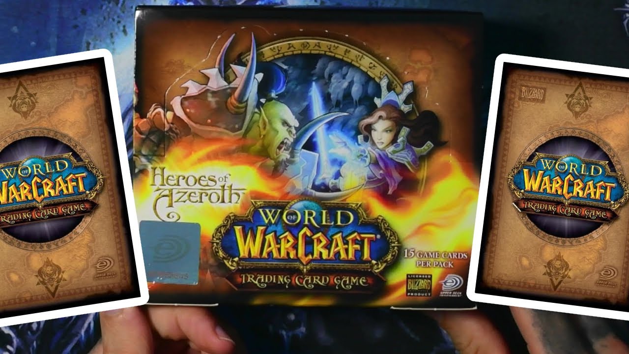 Das Abenteuer beginnt! Heroes of Azeroth Booster Display Opening World of Warcraft TCG