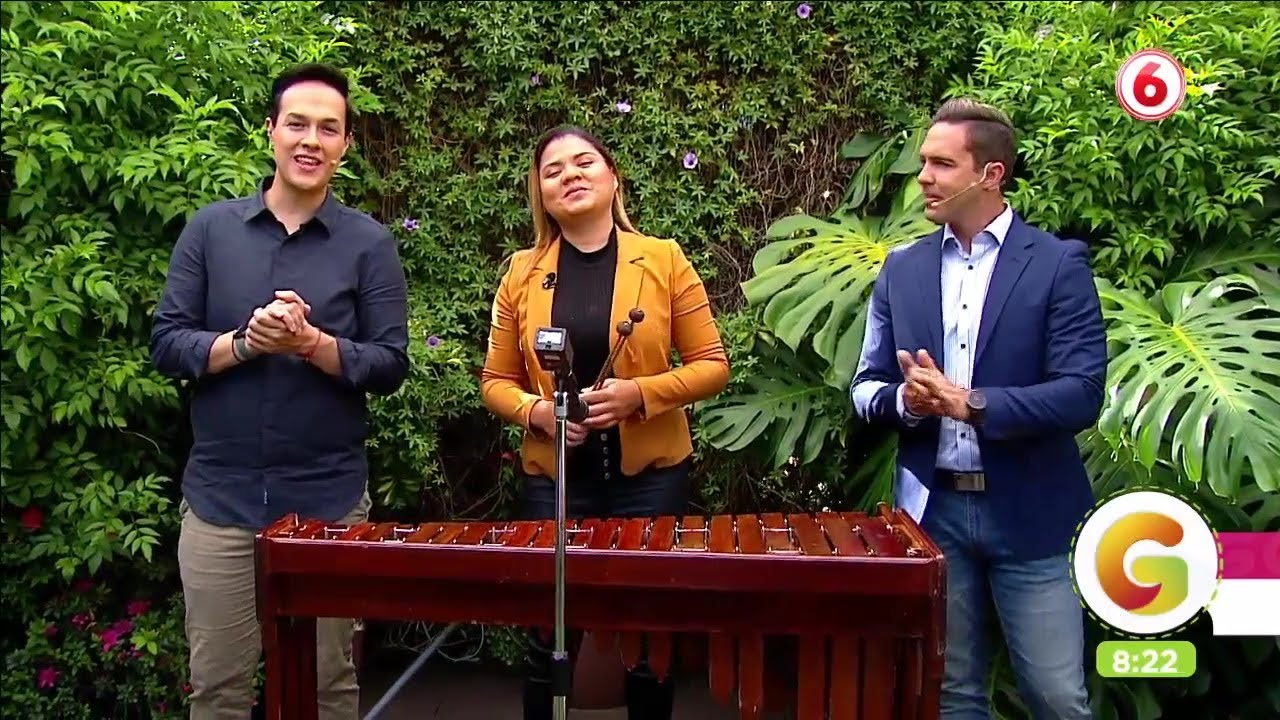 María Celeste nos pone a bailar al ritmo de la marimba