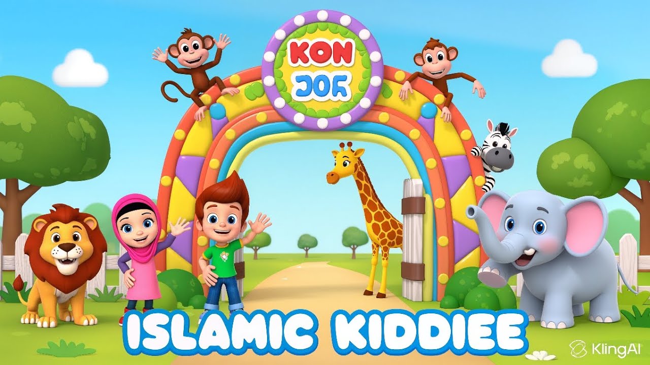 Zoo Animals Islamic Song | Alhamdulillah Kids Rhyme | Fun Learning for Toddlers 