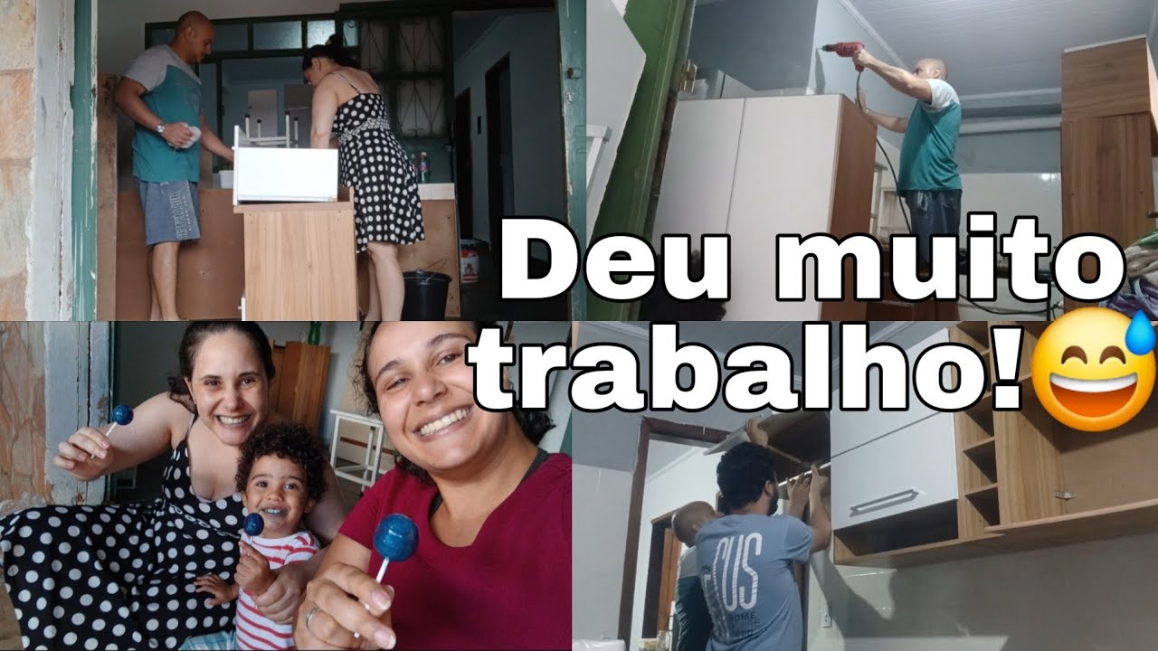 INSTALAÇÃO E LIMPEZA DO ARMARIO DA COZINHA 
