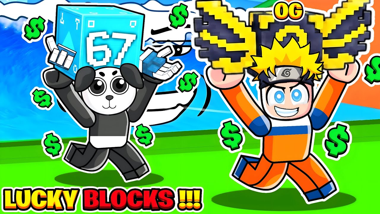 I RESCUED LUCKYBLOCKS FROM A TSUNAMI APOCALYPSE IN ROBLOX 😱