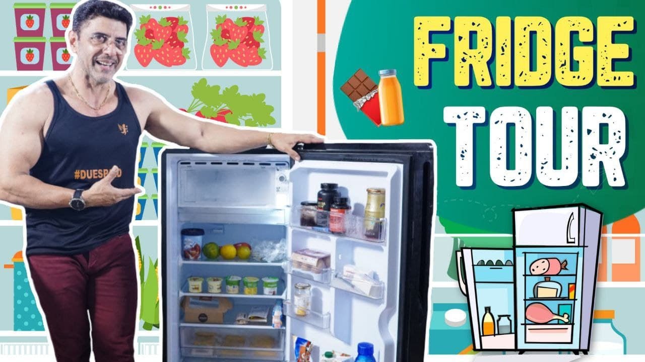 My Fridge Tour 🥩🍨🍬🥥  ft. Babloo | King Prithiveeraj