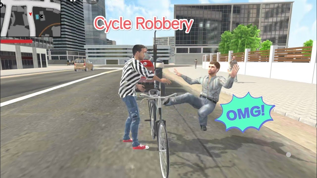 Indian GTA Game - Cycle Robbery 