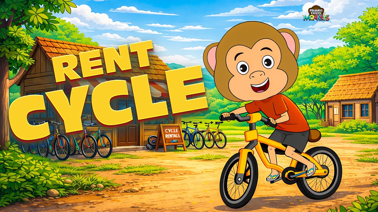 Filmymoji || Middle Class Monkeys || Rent Cycle Funny Animated Kids Story || Cartoon Series