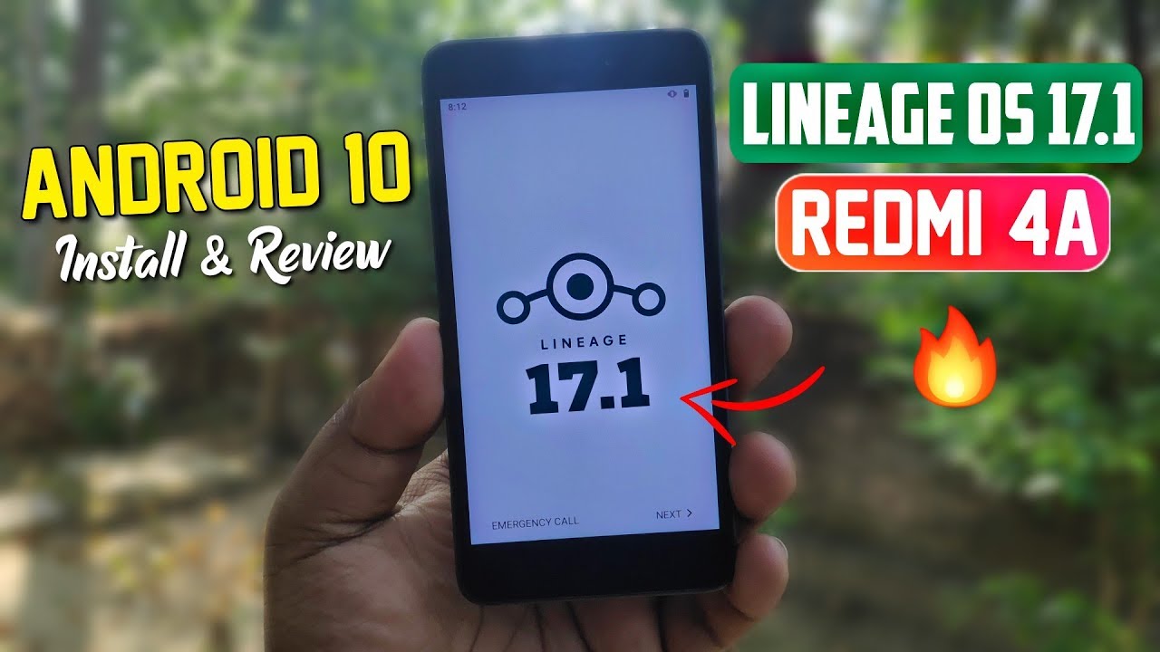 LineageOS 17.1 For Redmi 4a | Android 10 | Install & Review 🔥