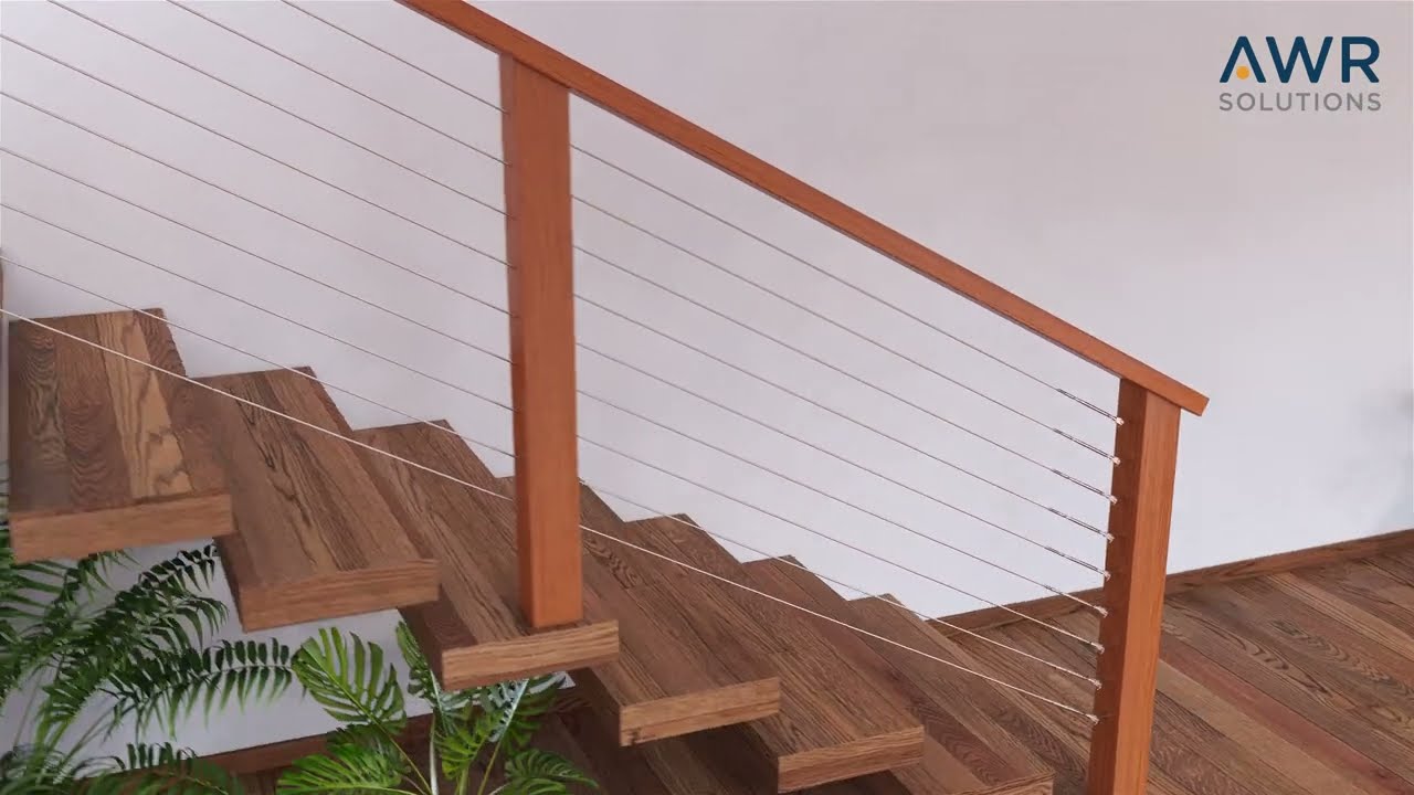 How to Install The Rig Fork with Screw Eye Wire Balustrade/ Cable Railing System