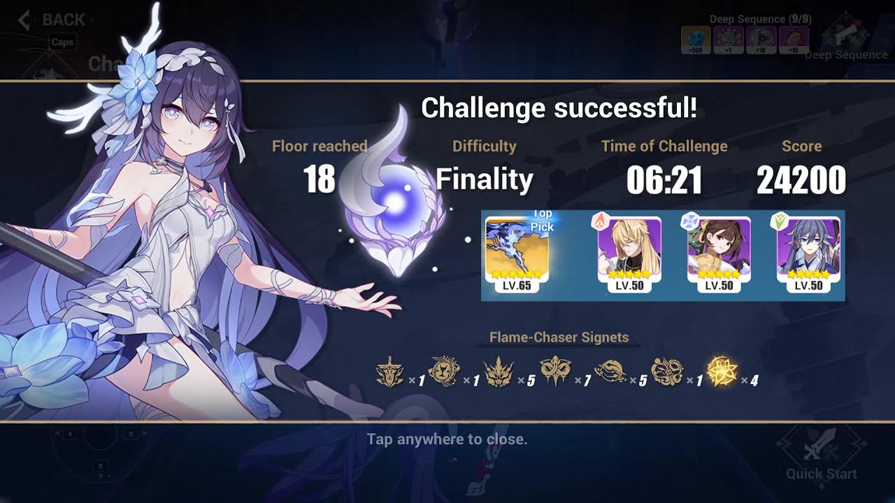 Honkai Impact 3rd: Elysian Realm Ver. 6.8 | HoRb run - Life-Binder Form -Finality Difficulty