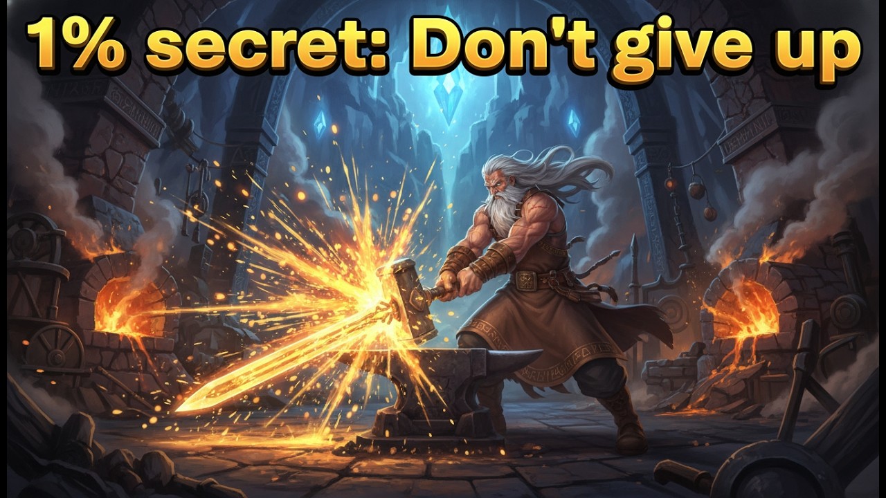 Why Most People Fail Before They Even Start | The Blacksmith's 1% Secret | Never Give Up