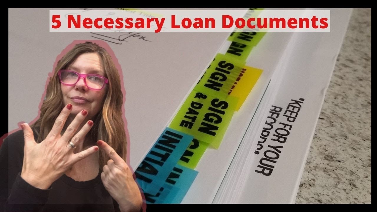 MORTGAGE LOAN DOCUMENTS CHECKLIST / Documents needed for mortgage application / US mortgage process