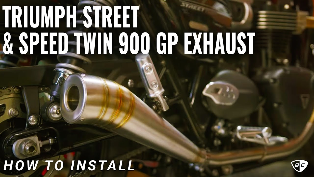 How to Install British Customs GP Exhausts on Triumph Street & Speed Twin 900