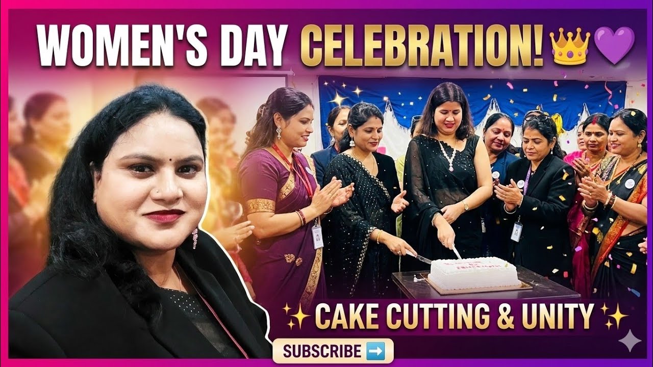 International women's day celebration cake cutting and unity #nonfollowersviewers #nonfollowers 