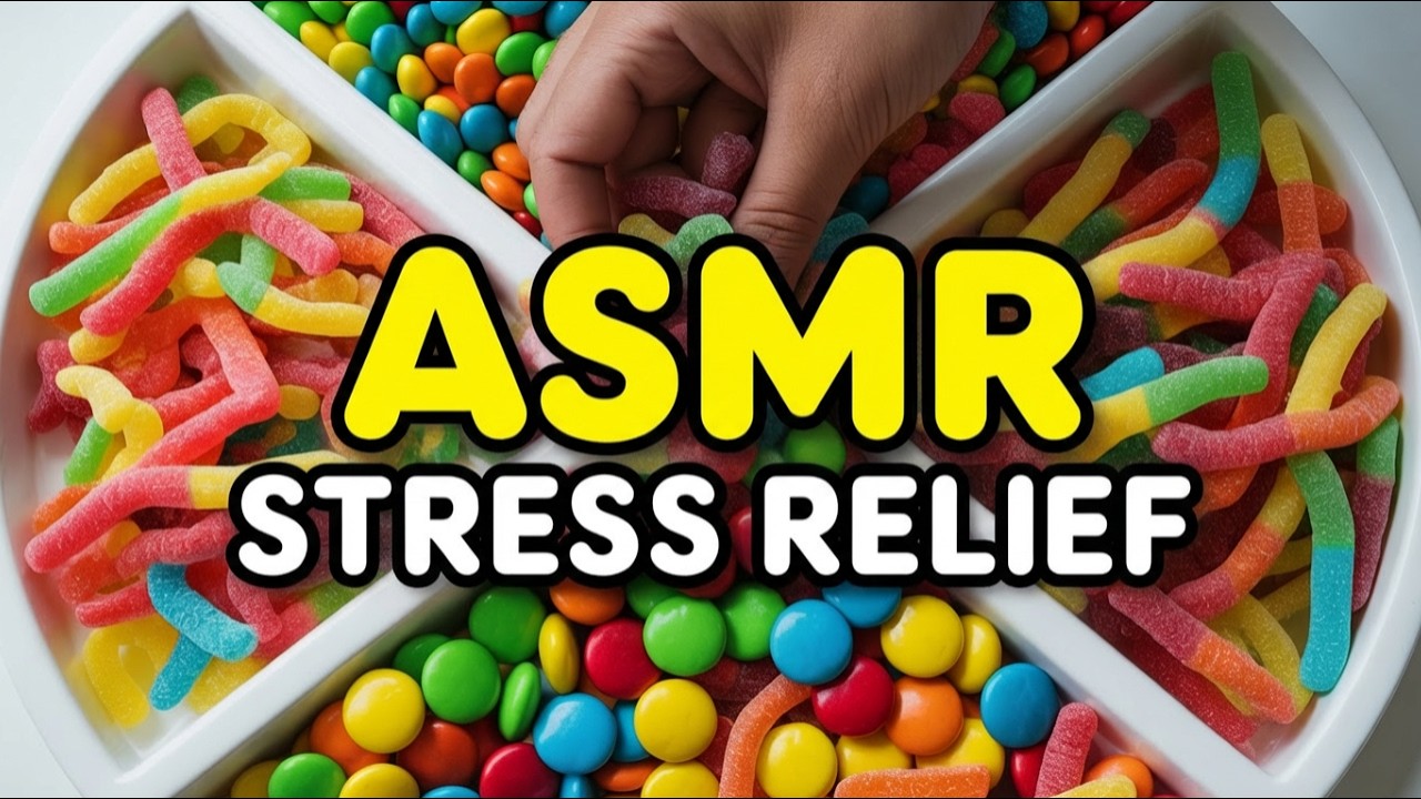 ASMR Brain Massage 🧠✨ Satisfying Candy Platter & Anxiety Relief (25 Min)