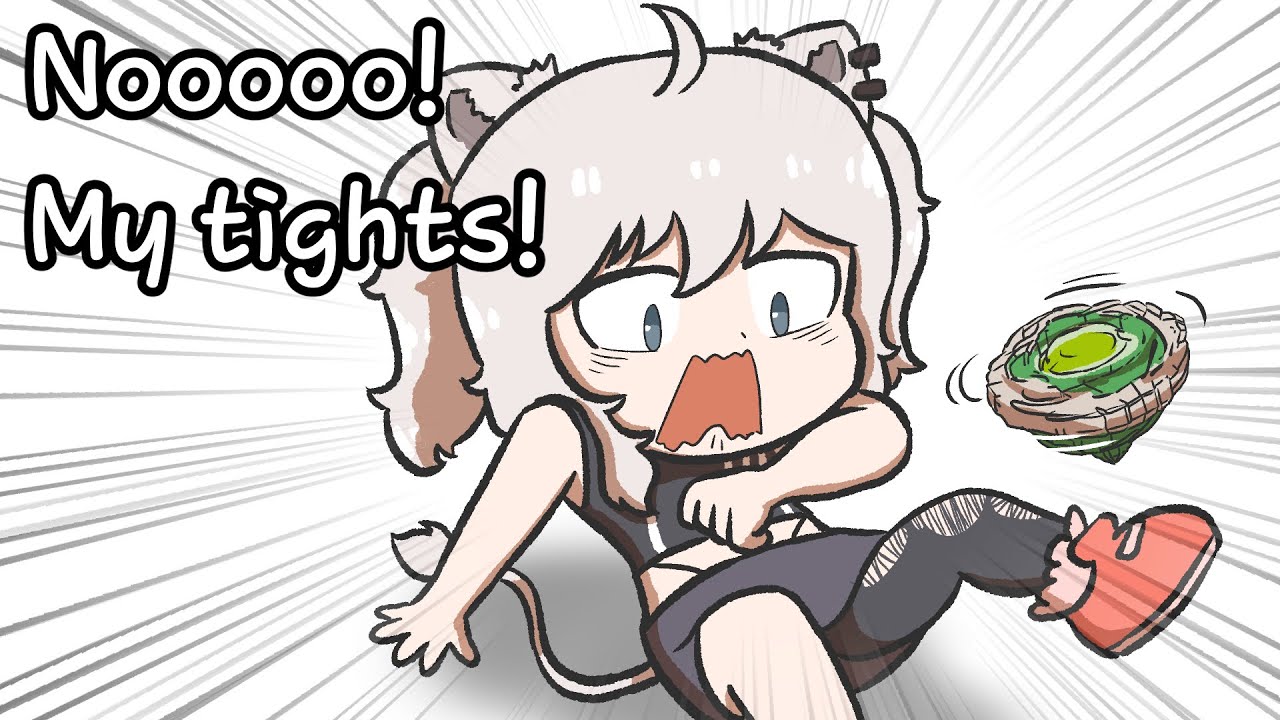【Hololive】 Why Botan's tights got torn 【Shishiro Botan/Tsunomaki Watame/Clip/Ebihurai/Comic】