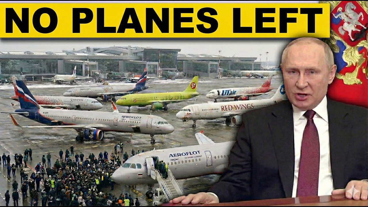 Moscow's ALL Air Bridges Are Gone! Russian Airlines IMPLODE as Hundreds Planes STUCK in Airfields