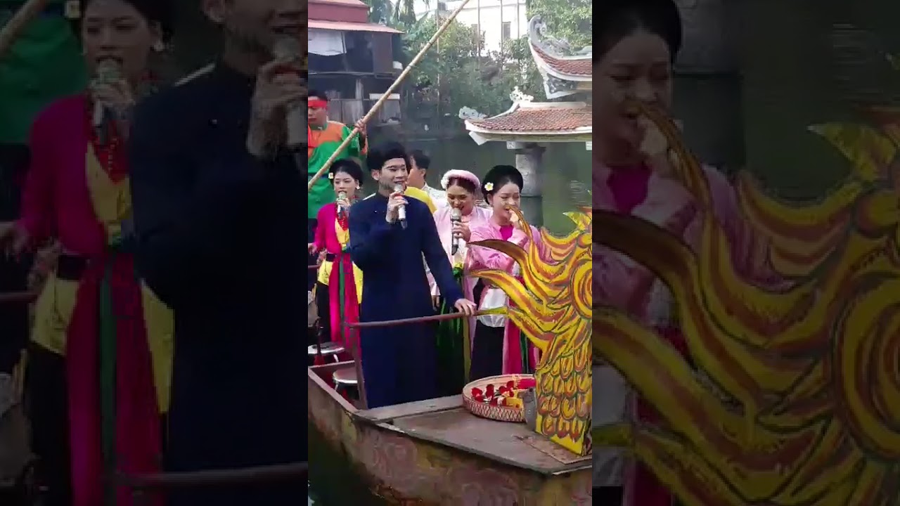 Hát quan họ Liền anh liền chị mời trầu.