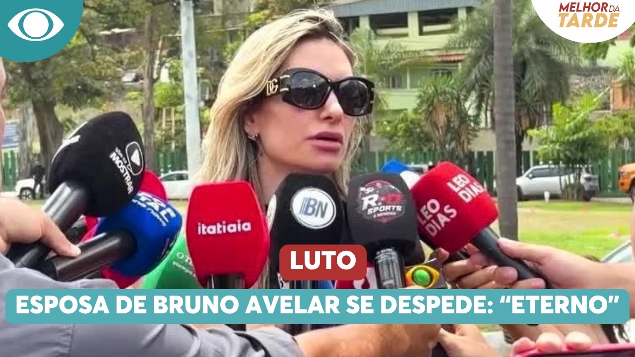 Esposa de Bruno Avelar se emociona ao falar da morte do marido: 