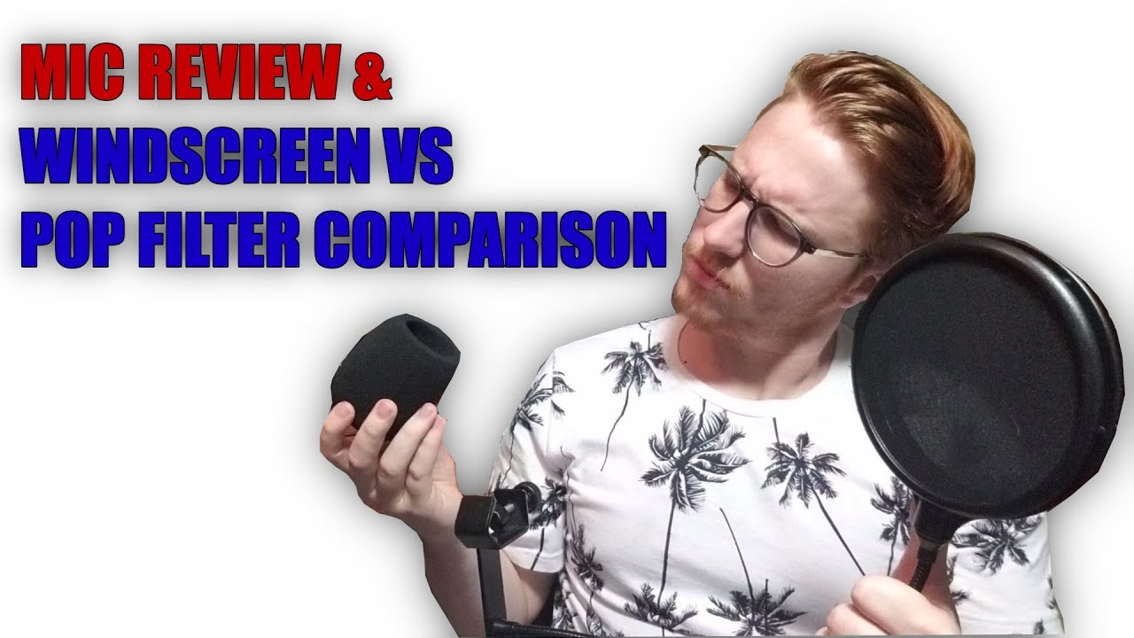 Tonor BM -700 Condenser Microphone Review | Pop Filter vs Windscreen Sound Comparison