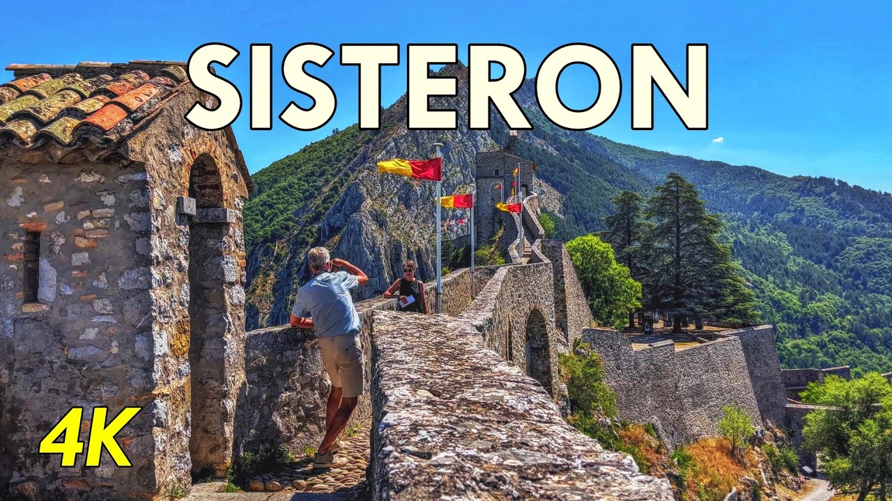 SISTERON  🌄 Découvrez Sisteron, la Perle de la Haute-Provence ! 🏰🌞[4K]