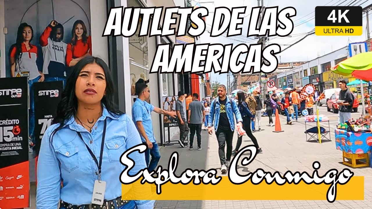 Recorrido En Primera Persona Walking Tour Autlets De Las Americas (BOGOTA/COLOMBIA) 4K