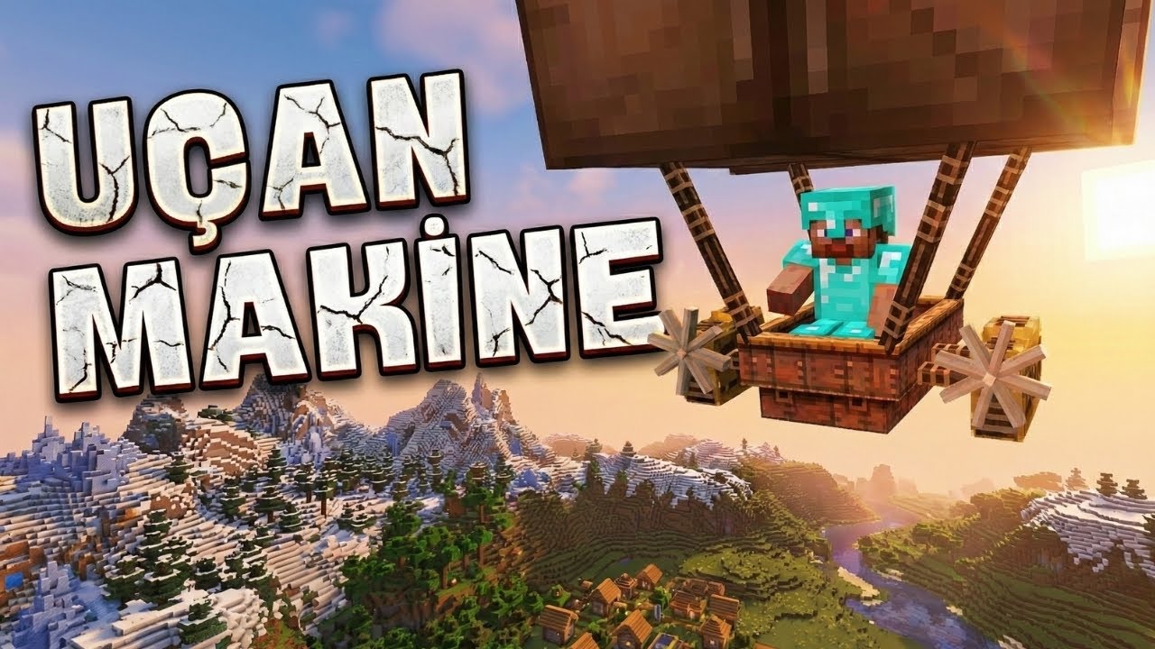 Uçan Makine Yaptık! / Minecraft Yogbox 5. Bölüm