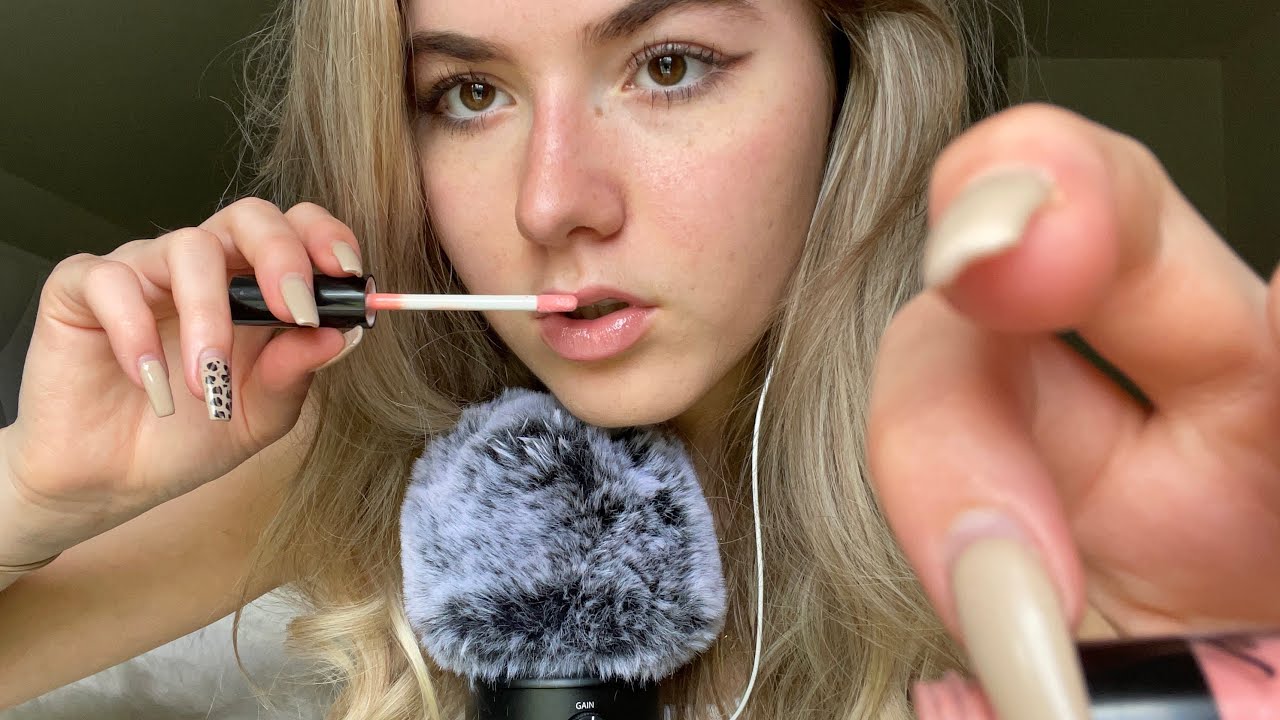 ASMR- Lipgloss bei dir und bei mir 🫦 [Mouth Sounds]