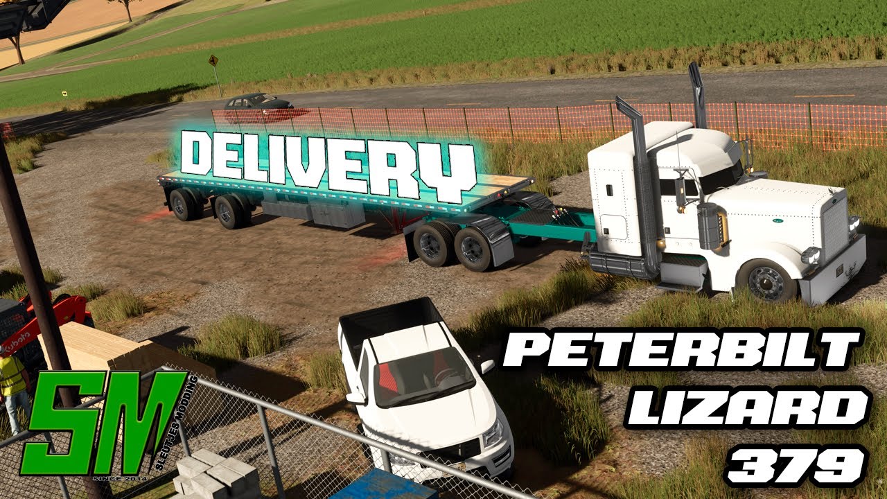 PETERBILT LIZARD 379 ROLEPLAY DELIVERY / FARMING SIMULATOR 25
