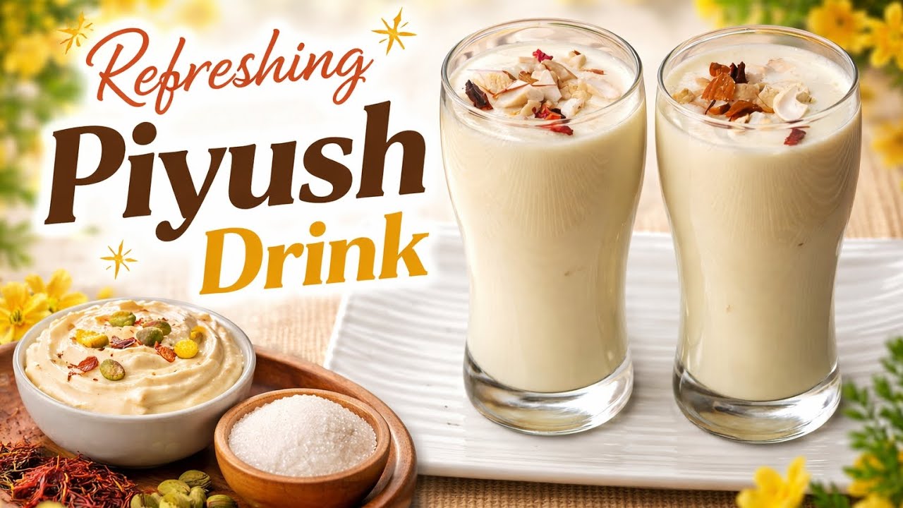 ✨ Instant Piyush Drink | 5 Minute recipe.                                                  