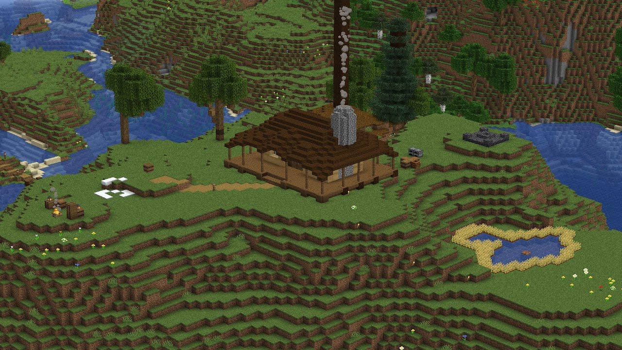 Minecraft SMP Episode 1 - Base Building and Supply Gathering