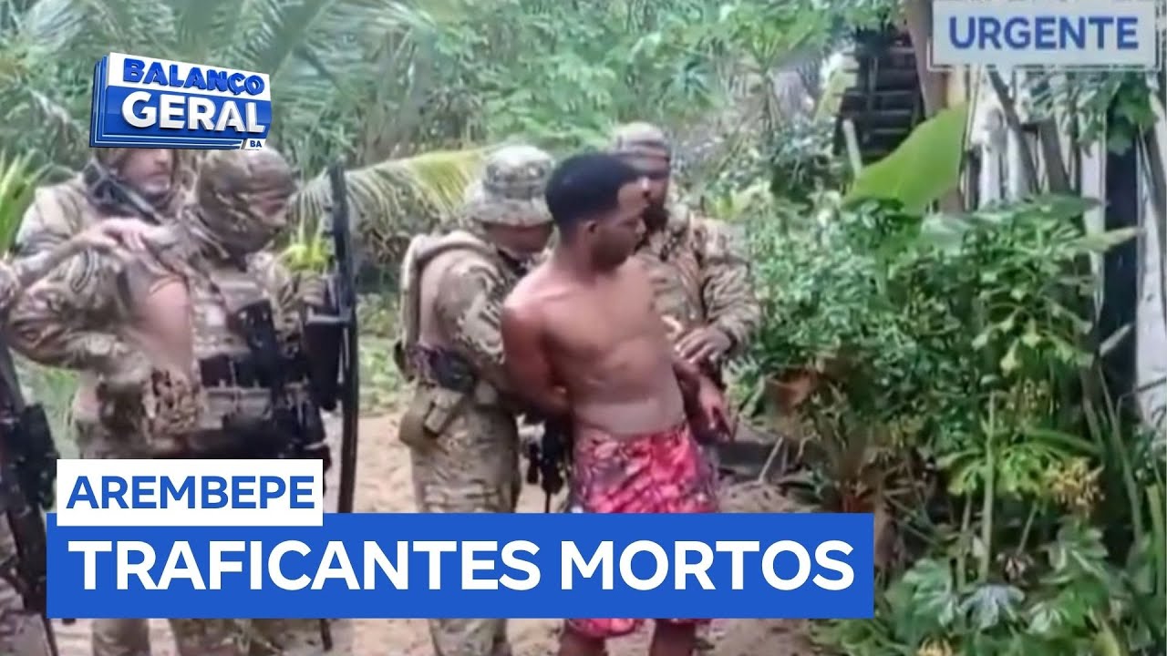 Quatro traficantes morrem em opera&ccedil;&atilde;o policial na Aldeia Hippie, em Arembepe (BA)